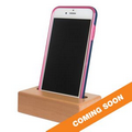 Wooden Block Phone Holder